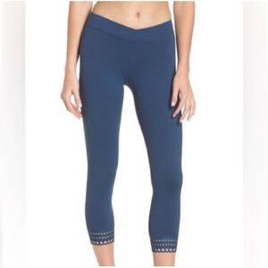 Zella Cross The Line Navy Blue Leggings